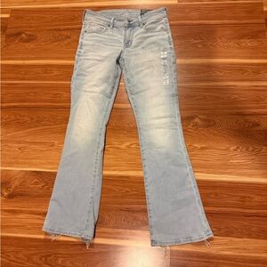 American Eagle Outfitters Light Blue Flare Jeans